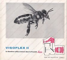 LEITZ Leica Visoflex II chambre reflex *depliant vintage