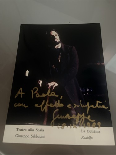 Foto con dedica - con, autografa