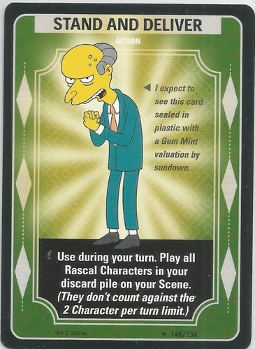 The simpsons tcg - tcg, rare