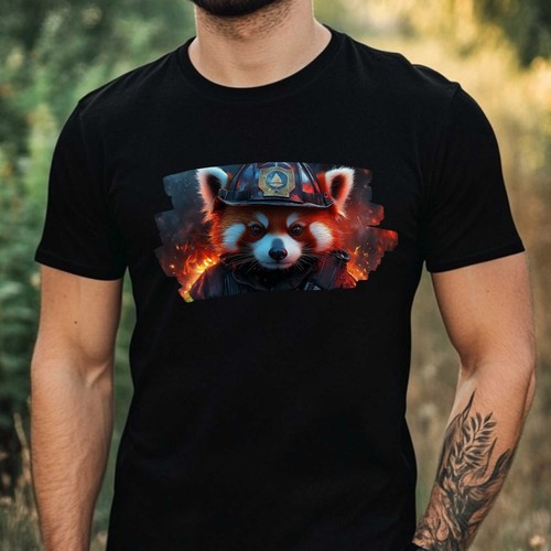 Shirt uomo panda rosso - uomo, come
