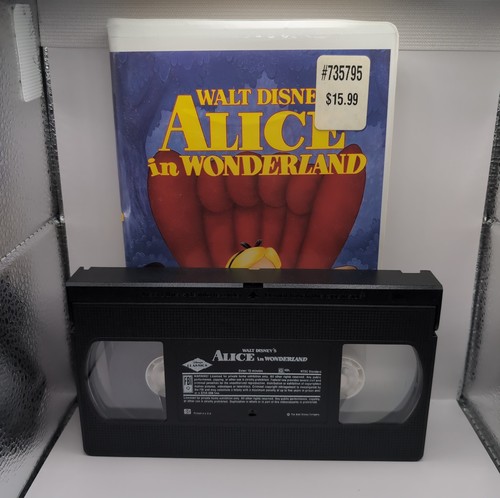 Alice wonderland vhs tape - in,