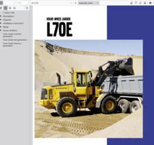 Volvo L70E Pale Ruota Manuale