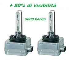 COPPIA SET 2 LAMPADE D3S 5000K FARI XENO XENON BMW VOLKSWAGEN AUDI + 50% DI LUCE
