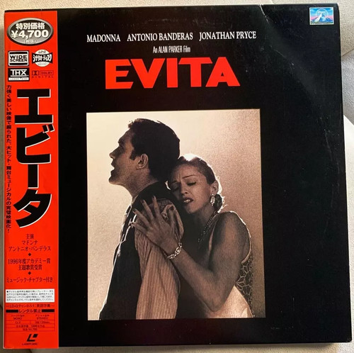 Laserdisc madonna evita - laserdisc,