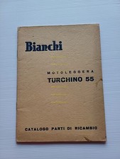 Bianchi Turchino 55 1960 catalogo ricambi originale spare parts list