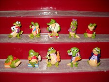 SORPRESINE KINDER FERRERO COCCODRITTI SERIE COMPLETA SINGOLI CARTINA ENTRA SCEGL