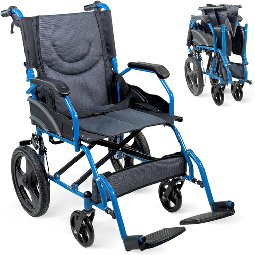 Sedia a rotelle pieghevole - sedia,