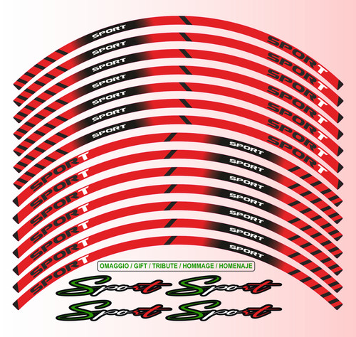 Adesivi ruote moto - , strisce