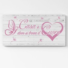 Quadro shabby chic con frase
