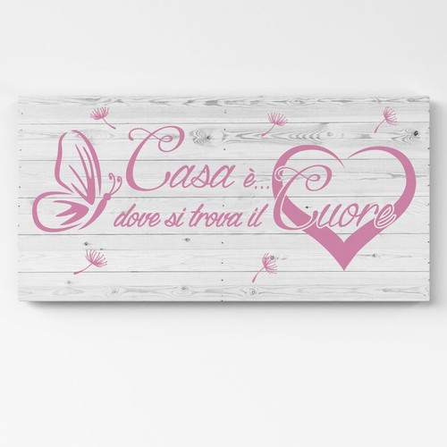 Quadro shabby chic con - , frase