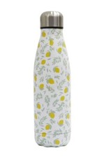Borraccia Bottiglia Isotermica Limoni Chiusura Ermetica - Acciaio Inox - 500 ml