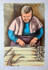 Luigi Guerricchio Serigrafia cm. 70 x 50 firmata, con certificato.