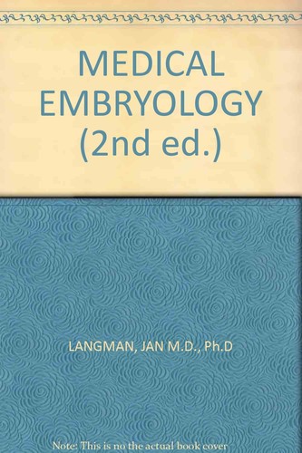Medical embryology - embryology, (2nd