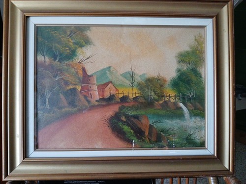 Quadro naif paesaggio - naif,