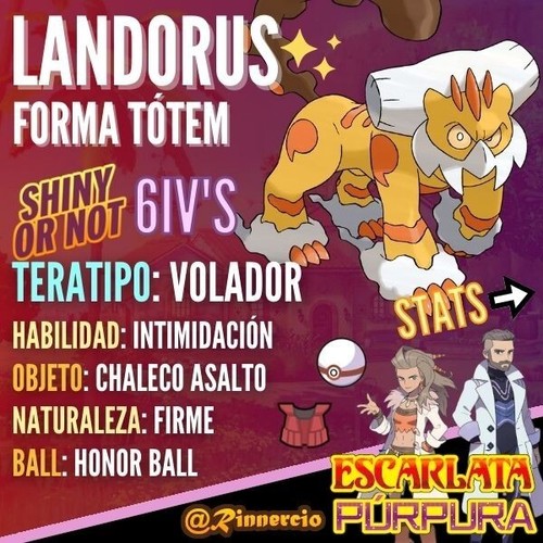 Landorus totem shiny - or, not"
