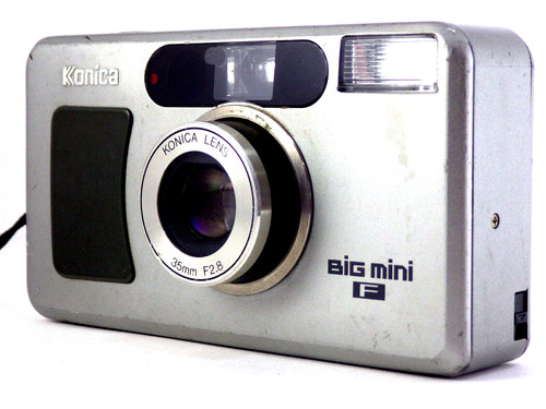 Konica big mini silver 35mm - f,