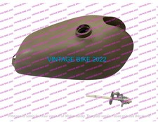 SERBATOIO CARBURANTE YAMAHA XT 500 TT ACCIAIO GREZZO MODELLO 1980 + RUBINETTO...