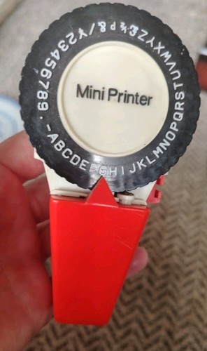 Vintage mini printer portable - vintage,