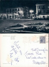 RICCIONE ANNI 50 FOTOGRAFIA NOTTURNA SU PIAZZA MARE-64589