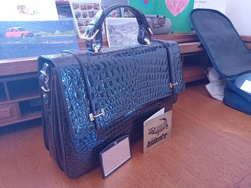 Borsa vintage vera pelle di - in,