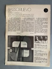 Nerone e Patuzzi  - Gruppo NP  Forme e Superfici brochure 1970