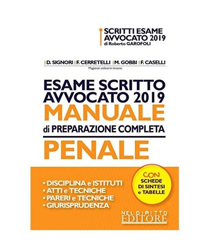 Esame scritto avvocato - , 2019
