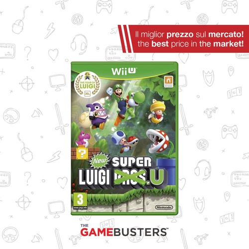 New super luigi - u, nintendo