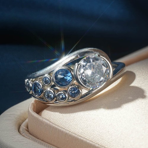 Anello argento ornato con - anello,