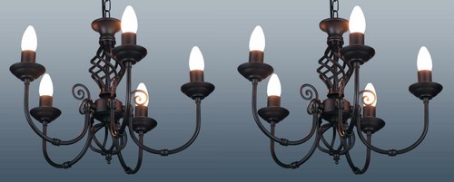 Coppia bracci lampadina - coppia,