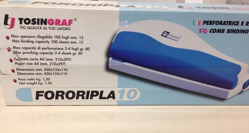 Perforatrice rilegatrice a - perforatrice,
