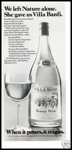 Pubblicità vintage 1977 per