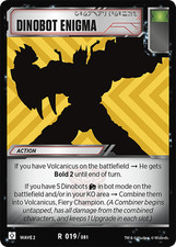 Dinobot Enigma - Wave 2: Rise of the Combiners - Transformers TCG