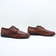 Valleverde scarpe uomo numero 44 usate  (SS4202) pelle marrone vintage