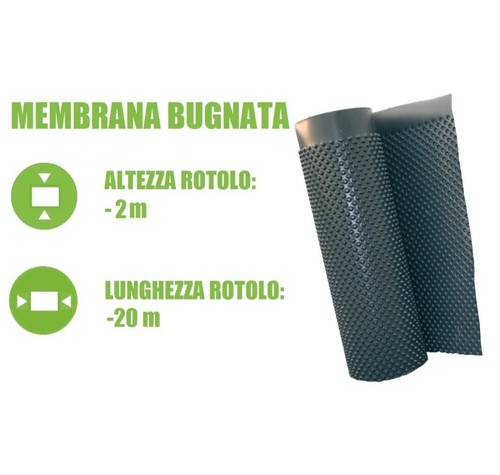 Membrana bugnata impermeabile - membrana,