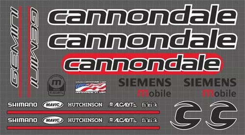 Set decalcomanie cannondale - decalcomanie,