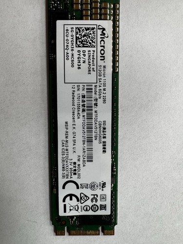 Micron 1100 512gb - micron, 2280
