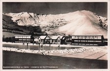 05335) CARTOLINA BARDONECCHIA STADIO LITTORIO CAMPO PATINAGGIO ANIMATA TORINO