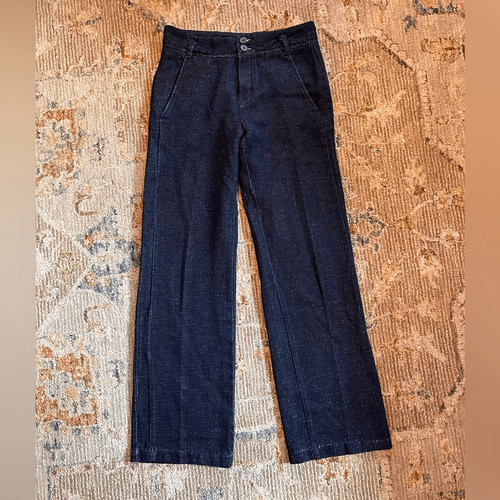 Zara navy trousers - zara,