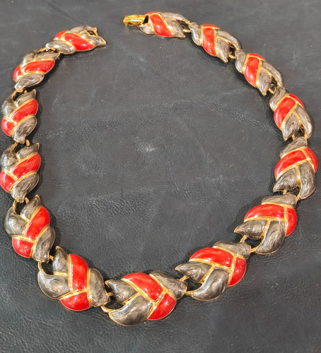 Collana girocollo vintage - collana,