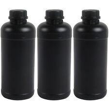 3x 1L Contenitore Rotondo Camera Oscura Sviluppatore Chimico Bottiglie di Stoccaggio per 135 120 4x