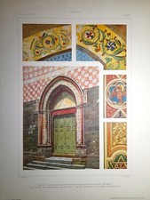 Stampa antica viterbo - antica, madonna