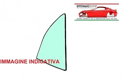 Vetro fisso verde porta - verde, sx