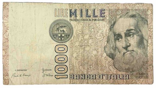 000 lire 1985 italia - 1.000,