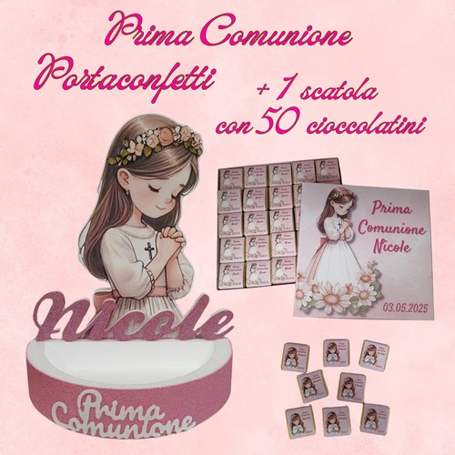 Portaconfetti comunione - portaconfetti, +