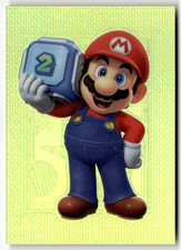 Panini mario sticker - mario,