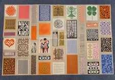 Catalogo poster arricchimento ambientale Herman Miller 1972 di Alexander Girard