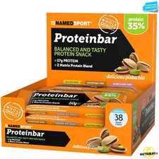 Named Sport Proteinbar - 12 barrette da 50 gr con proteine isolate (Pistacchio)