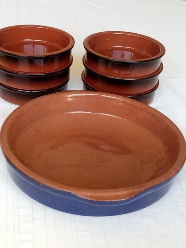 Servizio terracotta crema - in,