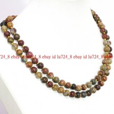 Collana di perle tonde 2 file