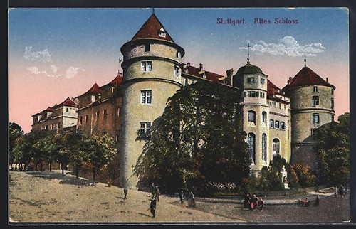 Cartolina stoccarda il - cartolina,